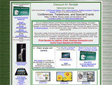 Tablet Screenshot of discountavrentals.com